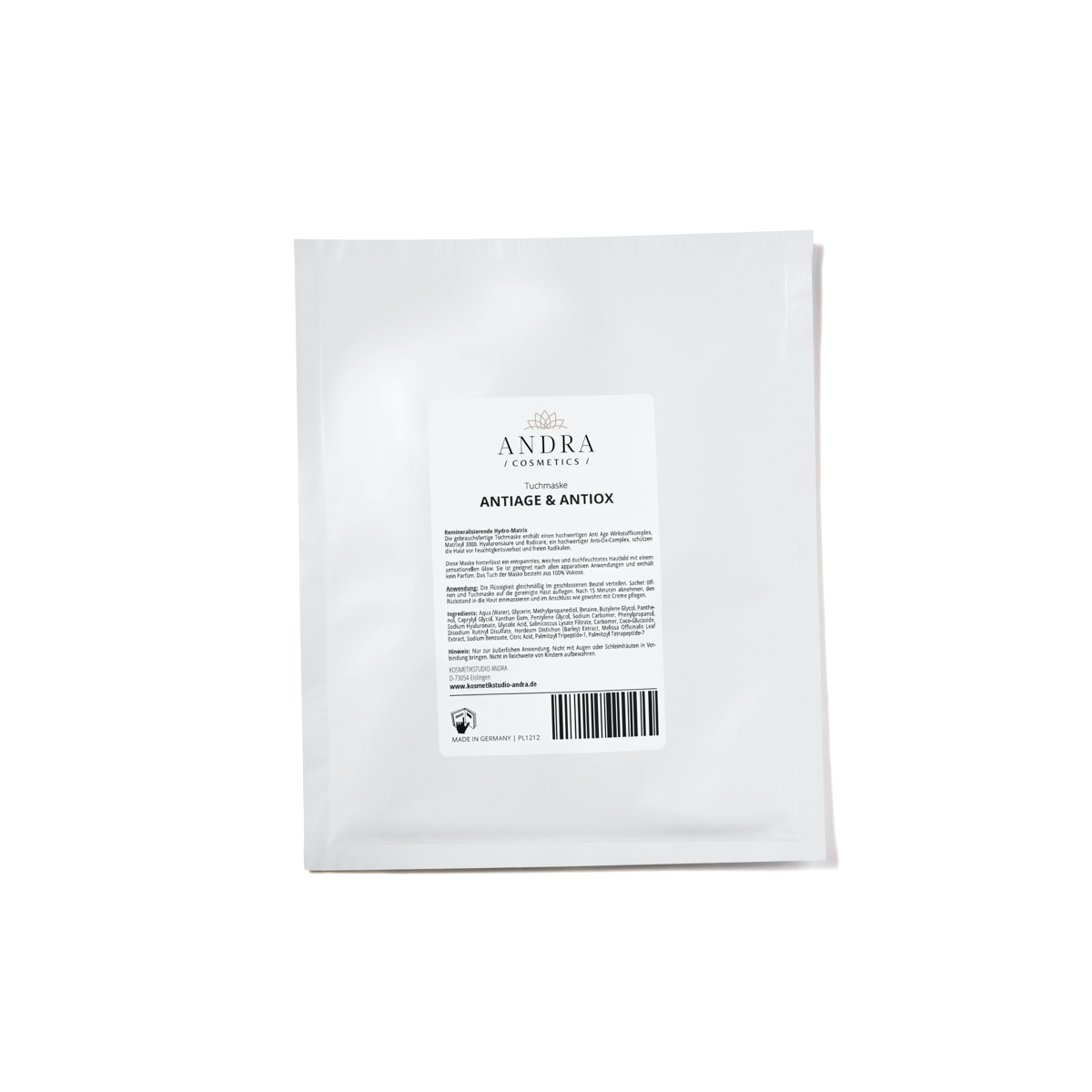 Tuchmaske Anti Age & AntiOx