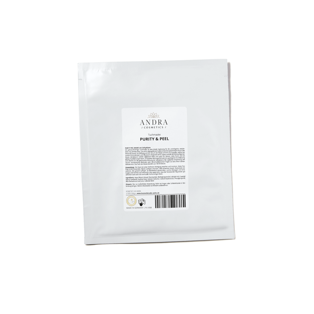 Tuchmaske Purity & Peel